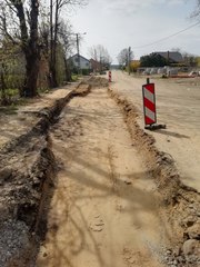Rozkopane Wrońsko – prowadzona jest tam jedna z największych inwestycji w gminie Konopnica